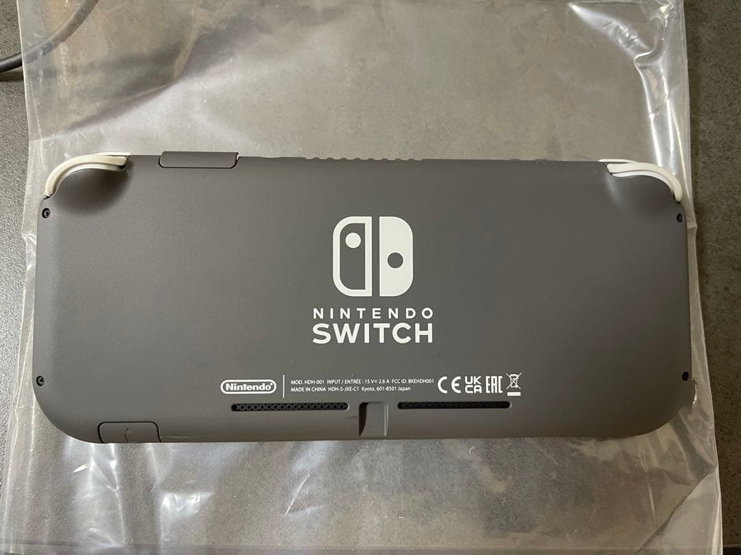 Nintendo Switch Lite グレー 充電器付き　ケース付き