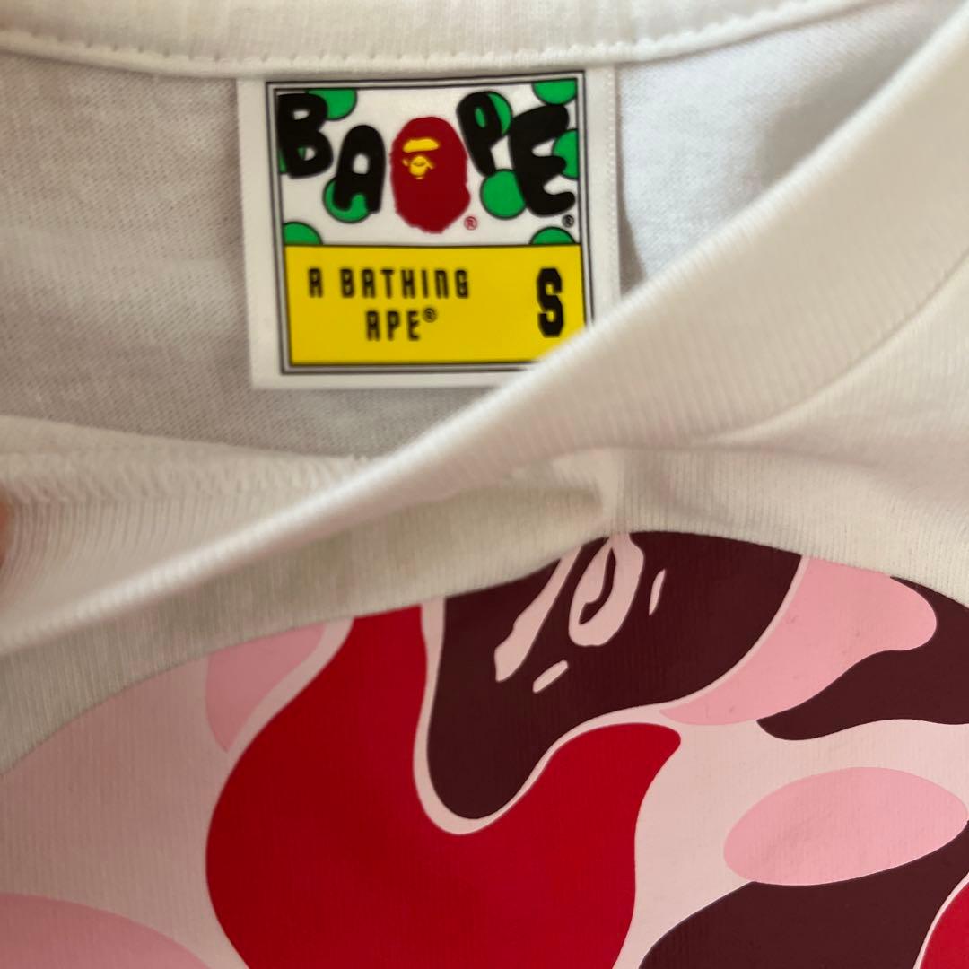 A BATHING APE 半袖Tシャツ Sサイズ ホワイト