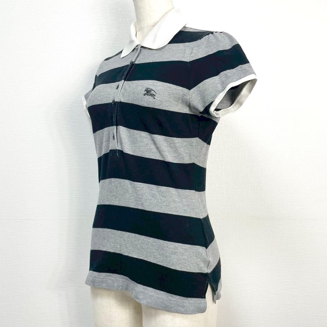y2k❤️ BURBERRY BLUE LABEL ボーダー ポロシャツ