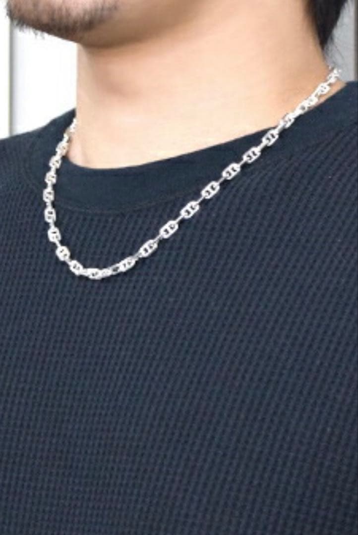 本物！！シルバー 925 ネックレス アンカーチェーン