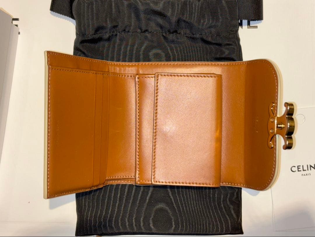 CELINE セリーヌ トリオンフキャンバス コンパクトウォレット 財布