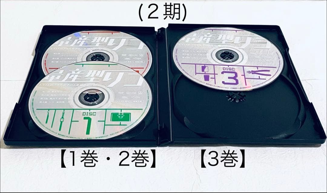 量産型リコ　１期(全3巻)+２期(全3巻) 【全６巻】　DVD 各全巻セット
