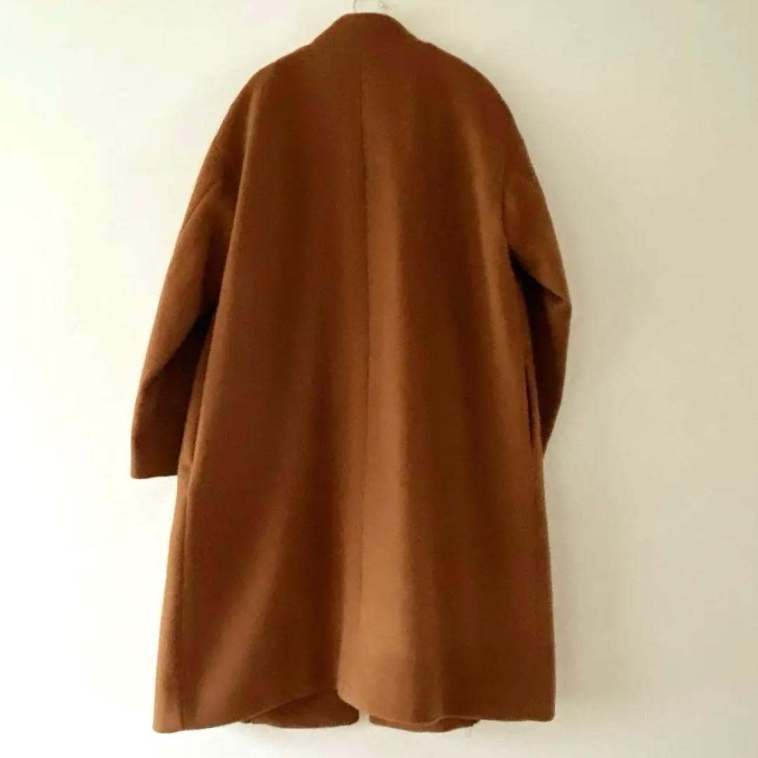 JOURNAL STANDARD relume ノーカラーコート キャメル 36