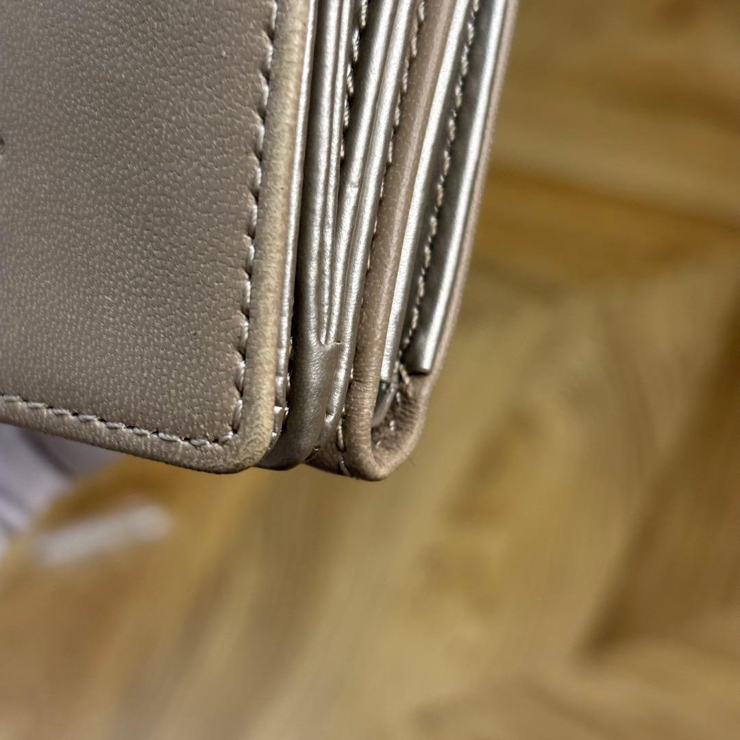 【未使用品】DIESEL ディーゼル 三つ折り財布 ミニ財布 男女共用 ベージュ