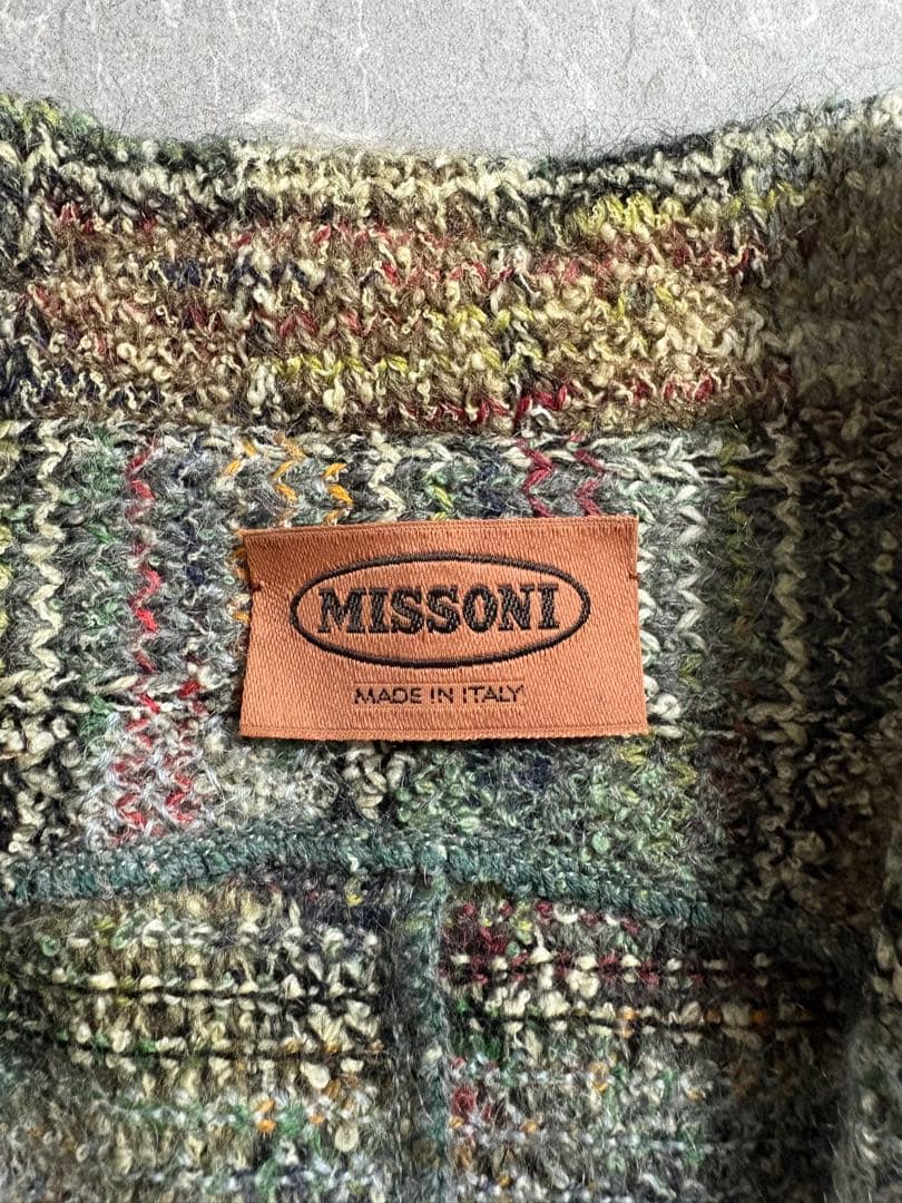 ジャケット・アウター 00s MISSONI mohair knit tailored jacket