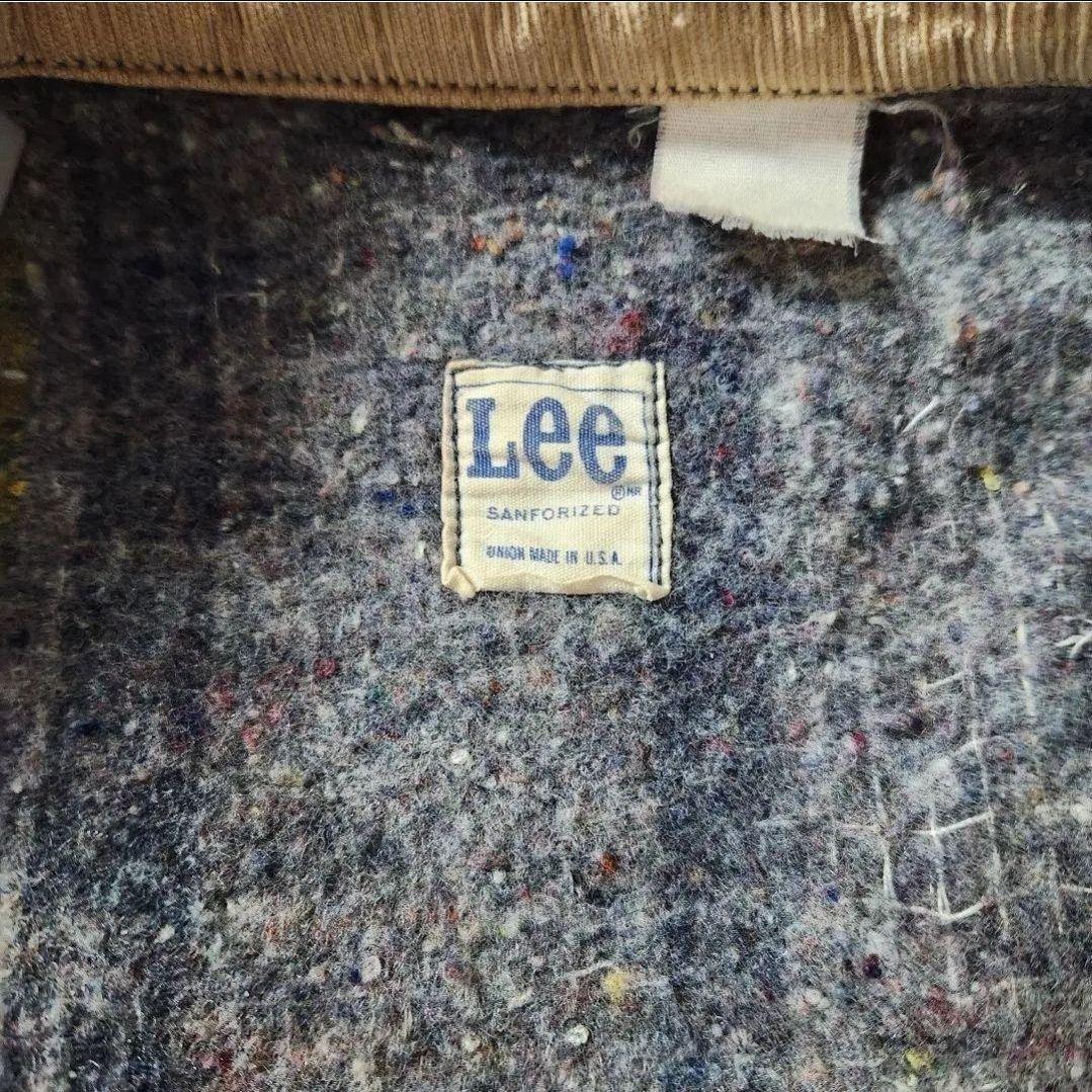 70s Lee 81LJ デニム カバーオール　裏地　ブランケット　L相当