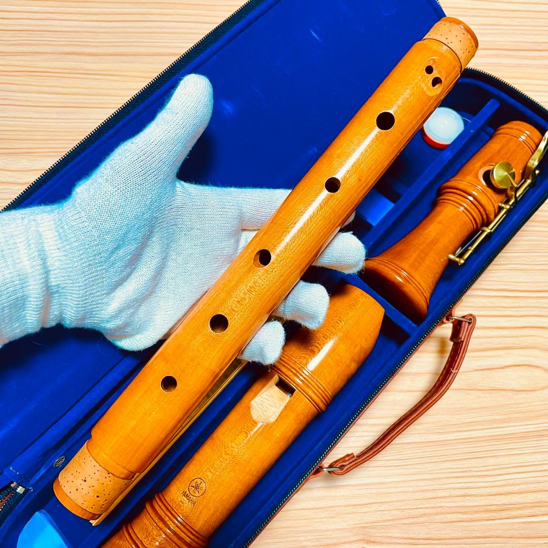 【極美品】ヤマハ スペリオ テナーリコーダー バロック式 木製　メープル材