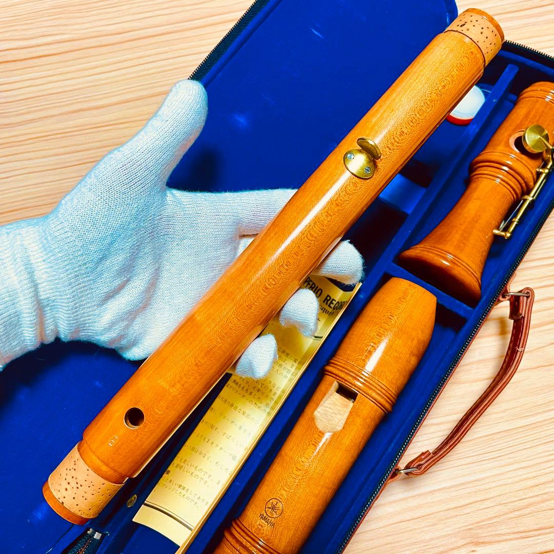 【極美品】ヤマハ スペリオ テナーリコーダー バロック式 木製　メープル材