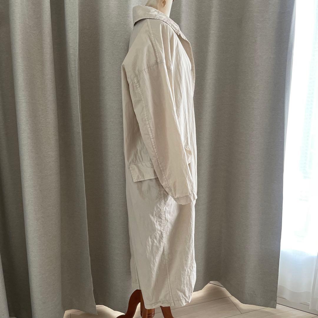 Deuxieme Classe Blanc manteau ステンカラーコート