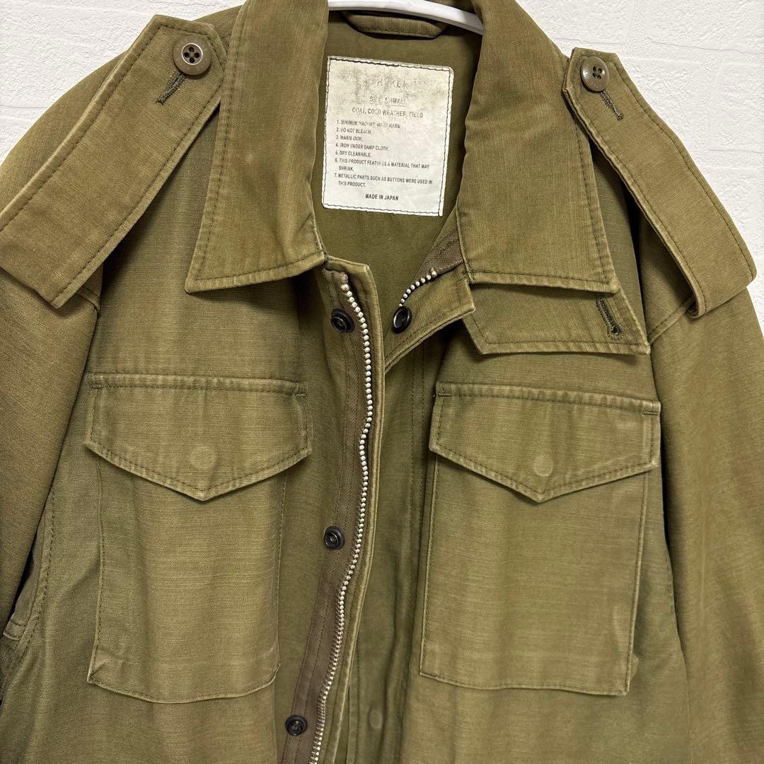 美品❣️HYKE ハイク M-51 オーバーサイズ フィールドジャケット