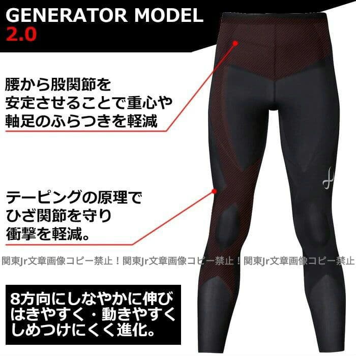 新品M 可愛柄 CW-Xジェネレーターモデル2.0 スポーツタイツ レギンス
