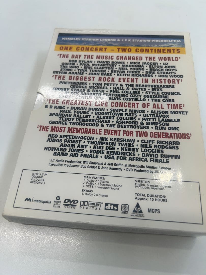 LIVE AID DVD 1985年7月13日