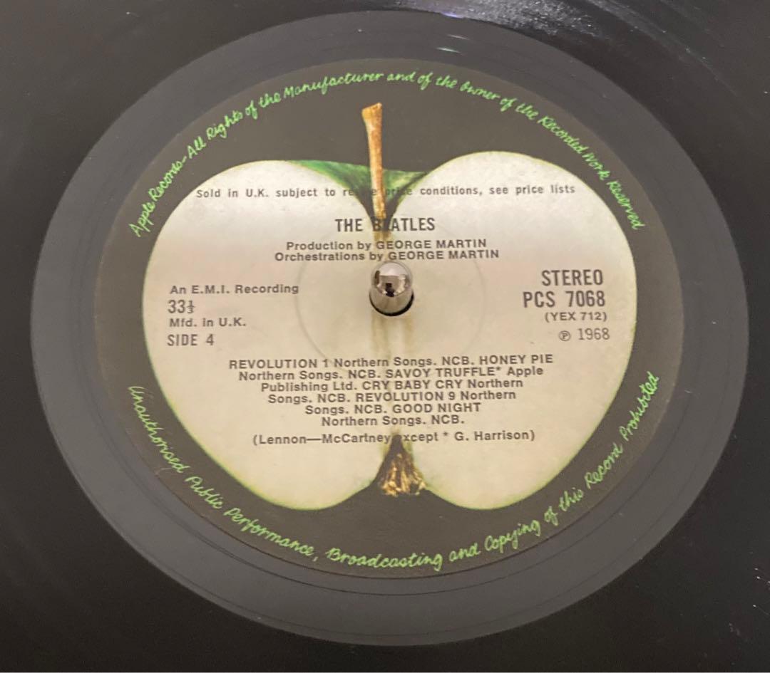 超初期　UKオリジナル盤　ビートルズ　ホワイトアルバム　stereo レコード
