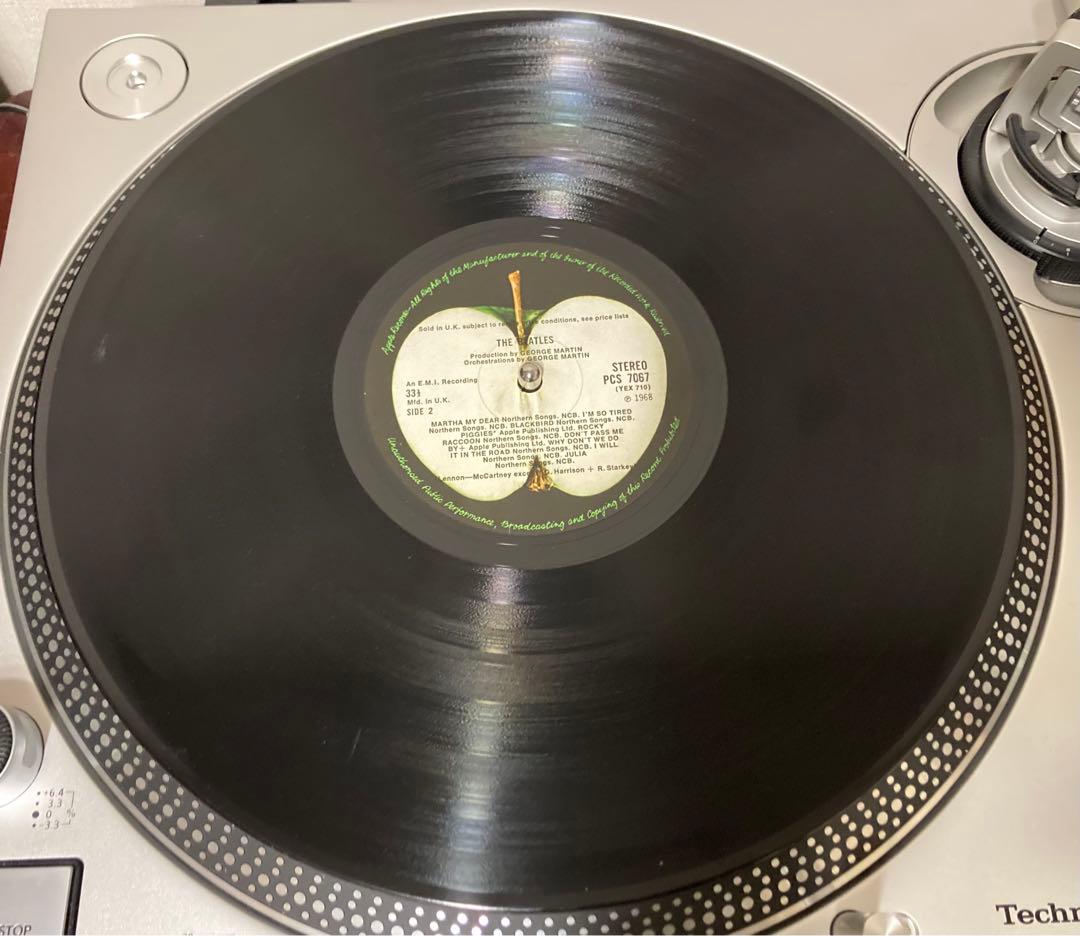 超初期　UKオリジナル盤　ビートルズ　ホワイトアルバム　stereo レコード