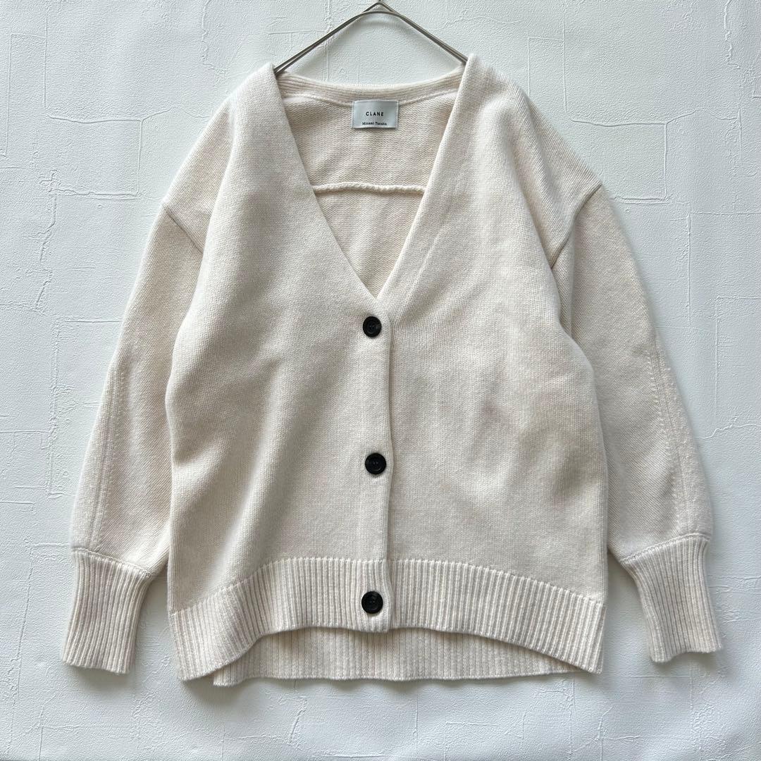 【美品】CLANE × Minami Tanaka カーディガン アイボリー
