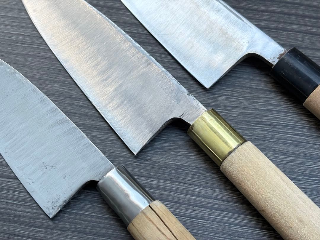【セット】清弘 堺刀司 重光 瑞雲龍 出刃 180mm 165mm 150mm