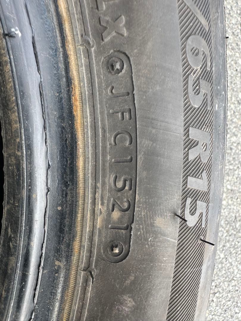 BRIDGESTONE NEXTRY 185/65R15 2021年製 4本