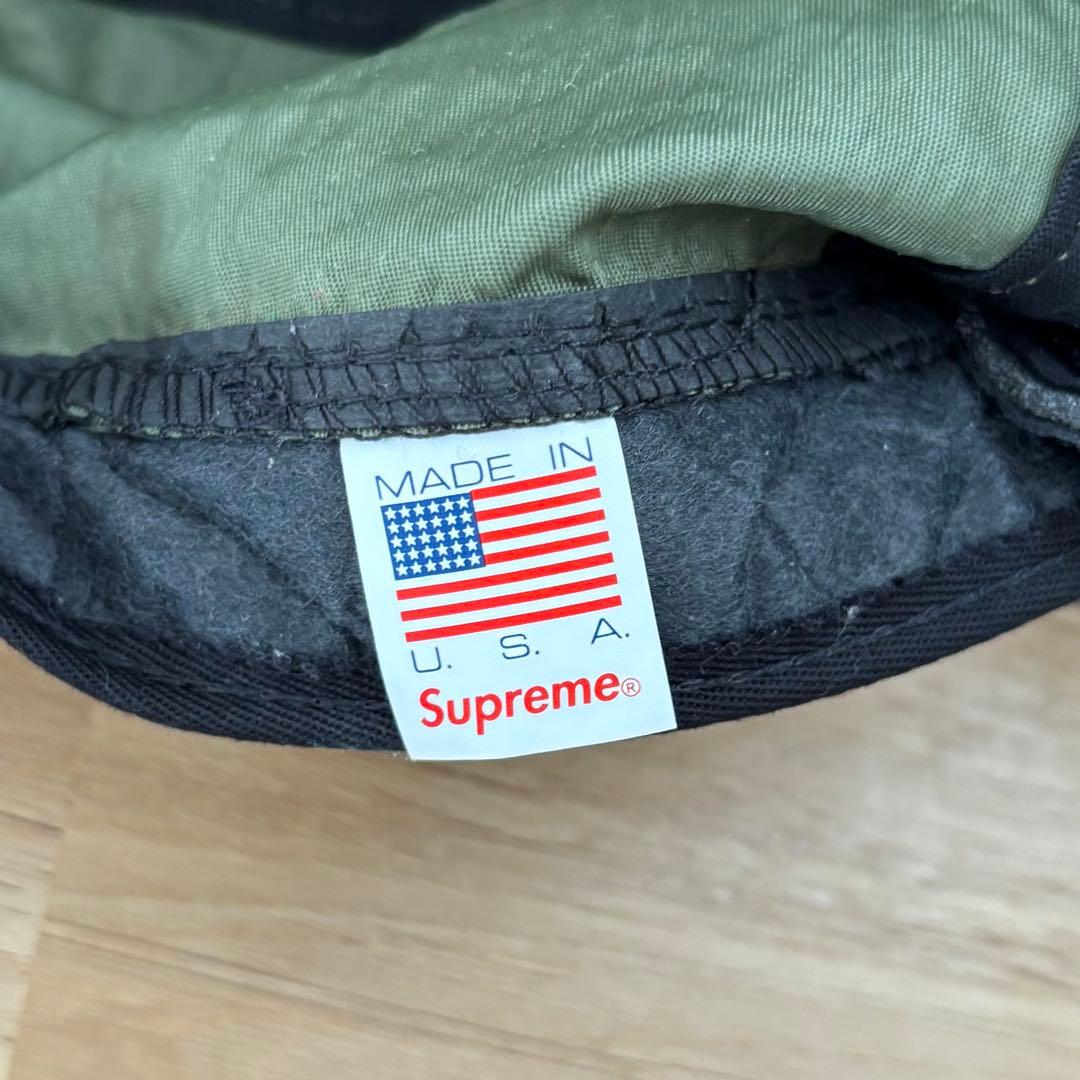 【希少】Supreme Washed Nylon Camp Cap オリーブ