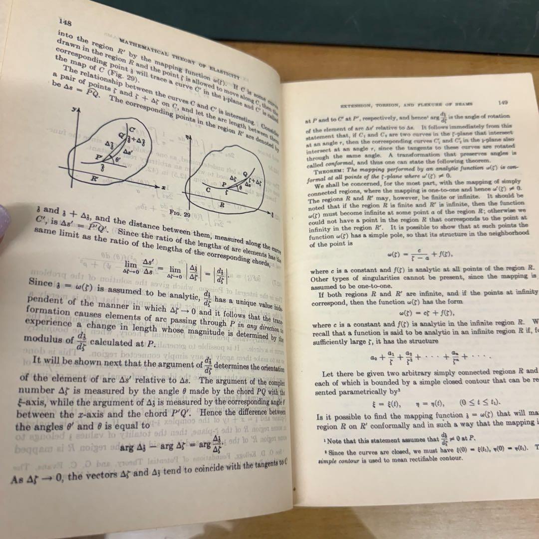 洋書 Mathematical Theory of Elasticity Second