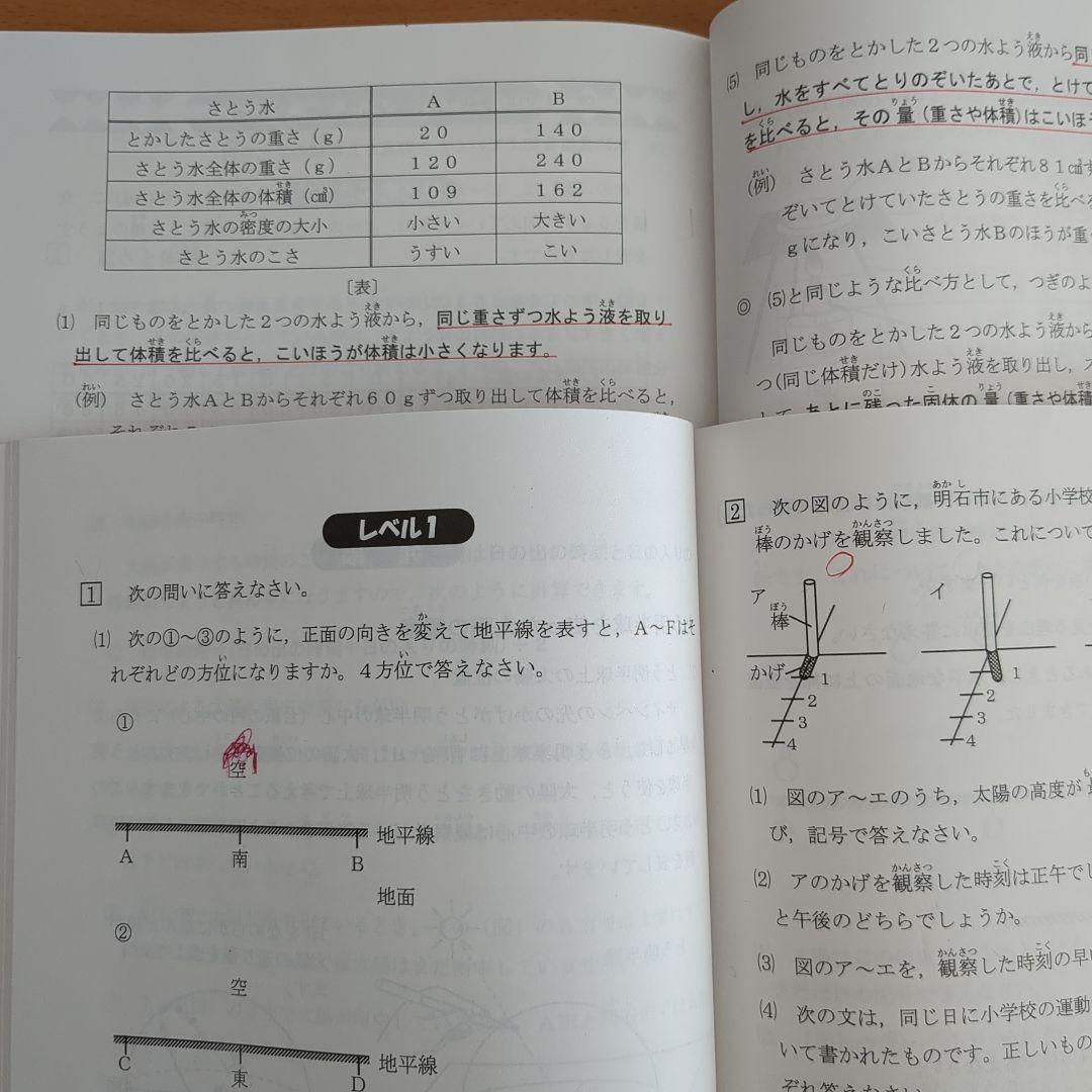 浜学園　小学4年生　理科　サイエンス・公開・復テ