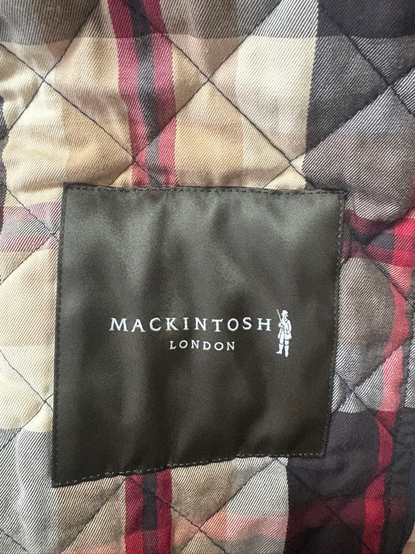 MACKINTOSH ネイビー キルティングロングコート