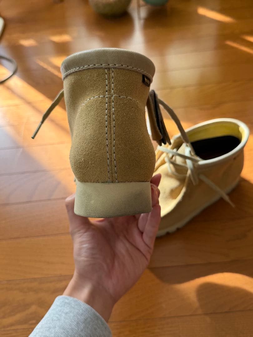 Clarks wallabee GORE-TEX ベージュ クラークス