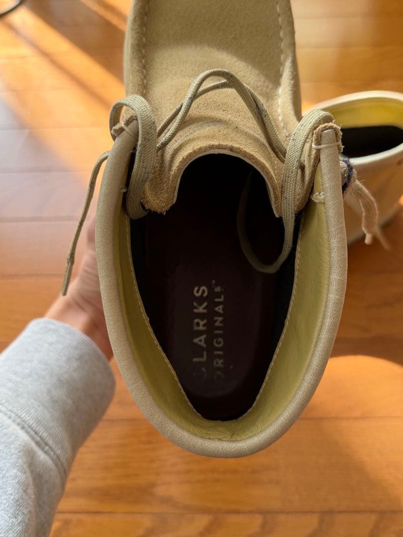 Clarks wallabee GORE-TEX ベージュ クラークス