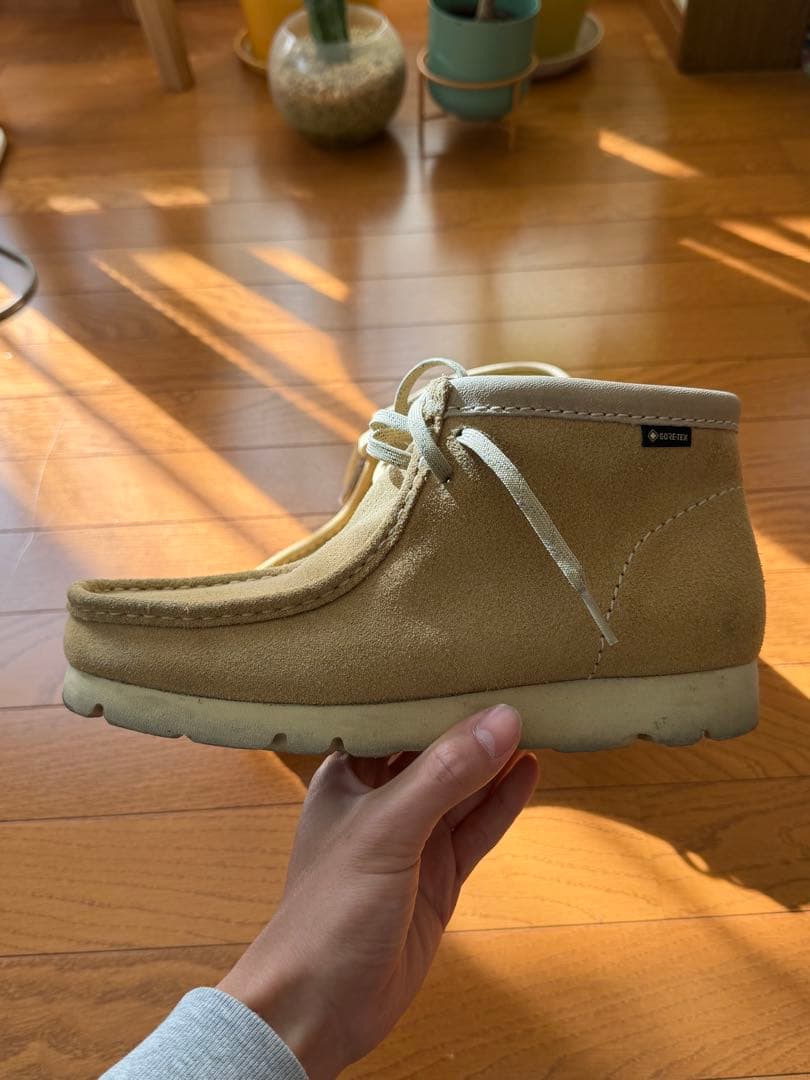 Clarks wallabee GORE-TEX ベージュ クラークス