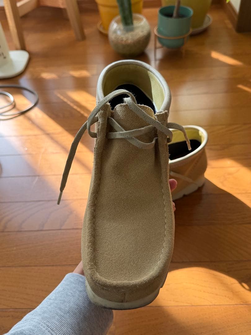 Clarks wallabee GORE-TEX ベージュ クラークス