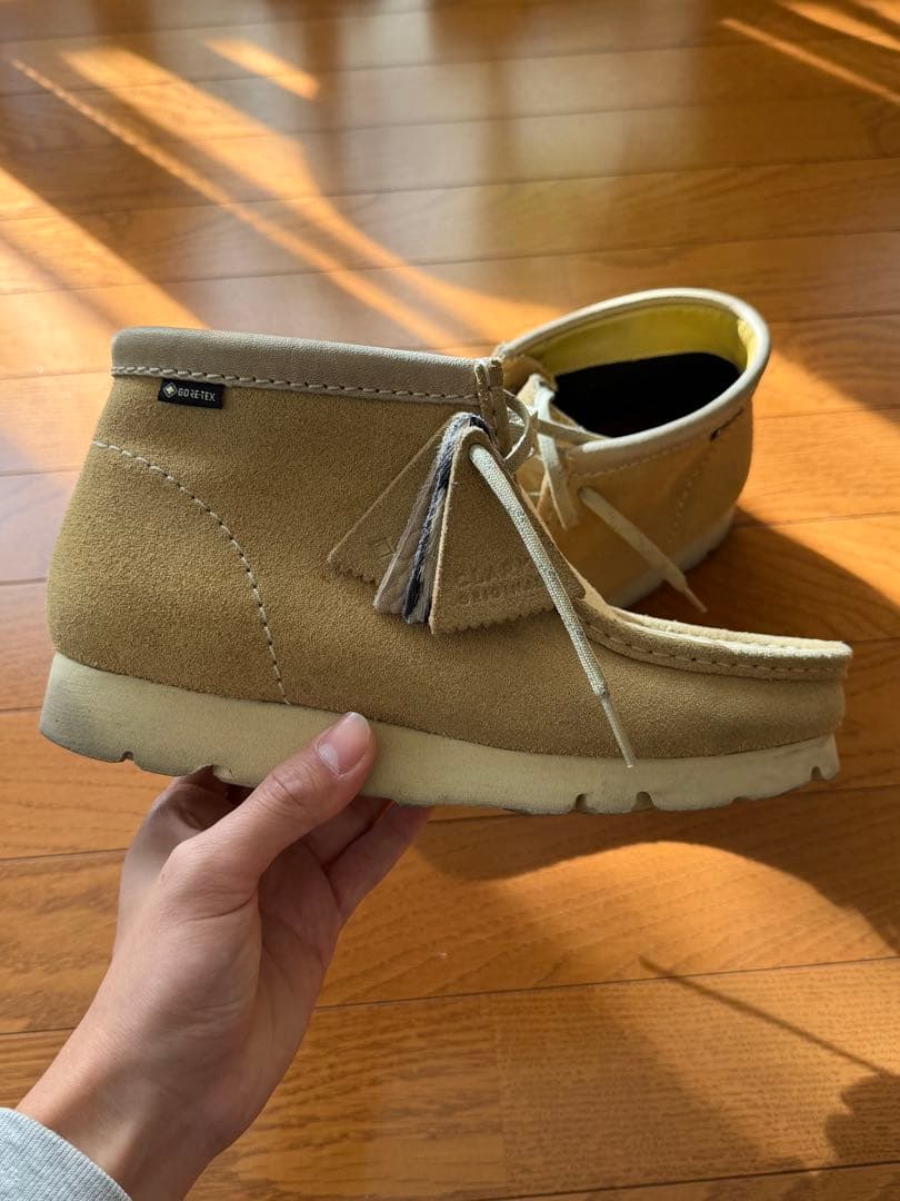 Clarks wallabee GORE-TEX ベージュ クラークス
