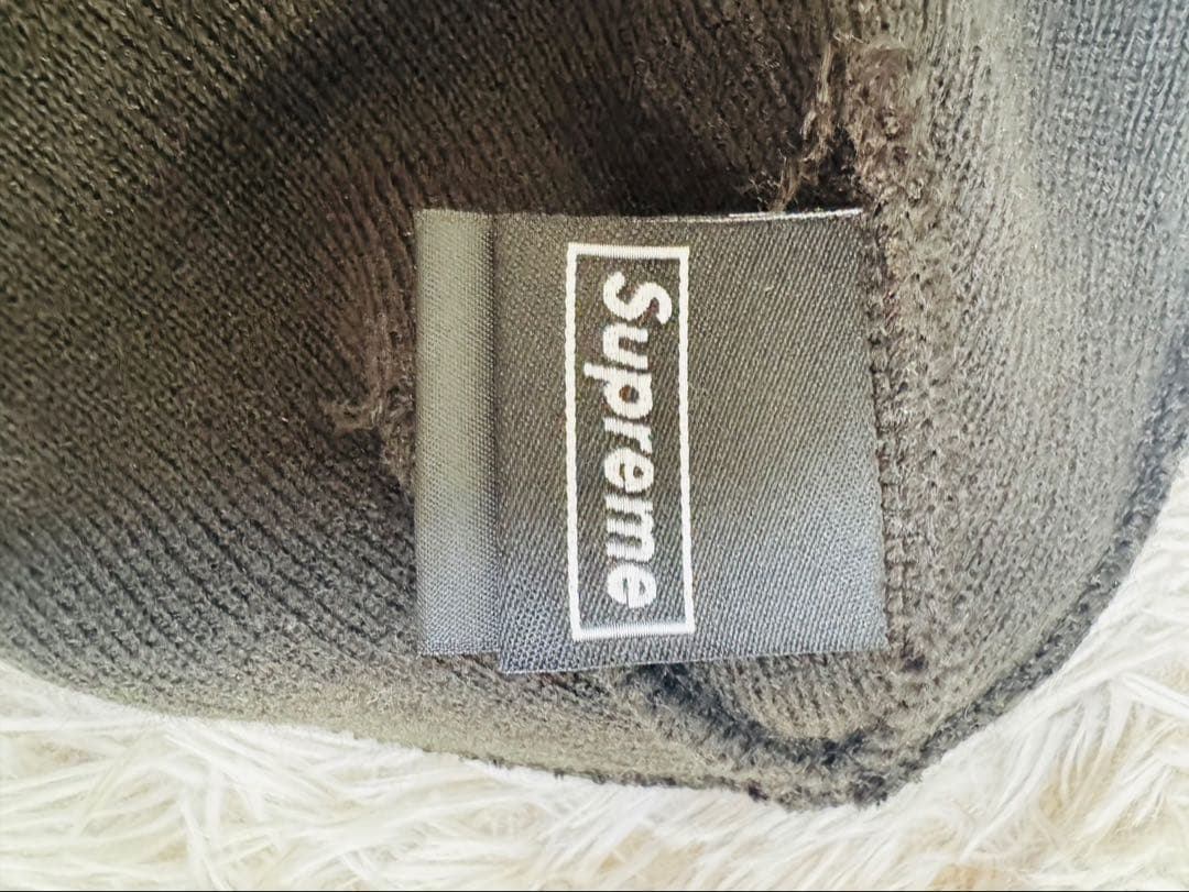 supreme ニット帽　黒