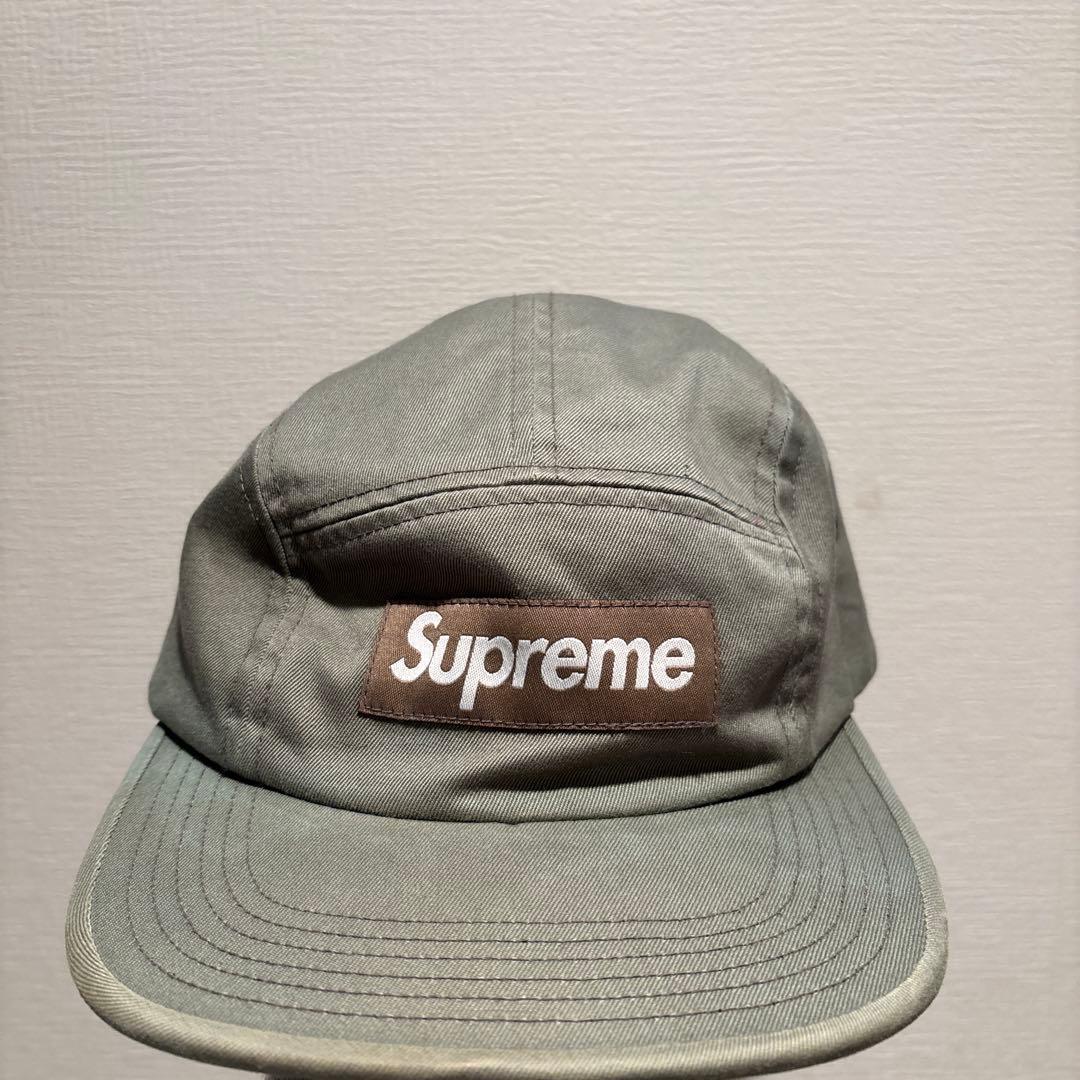 Supreme オリーブキャップ