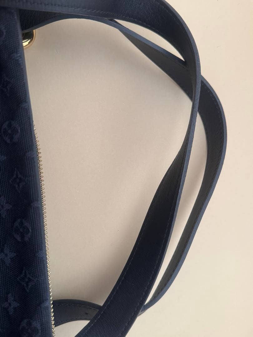 Louis Vuitton ネイビー ボストンバッグ　TSTブルー