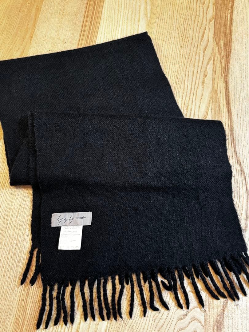 yohji yamamotoヨウジヤマモト ファム 毛 ウールマフラー