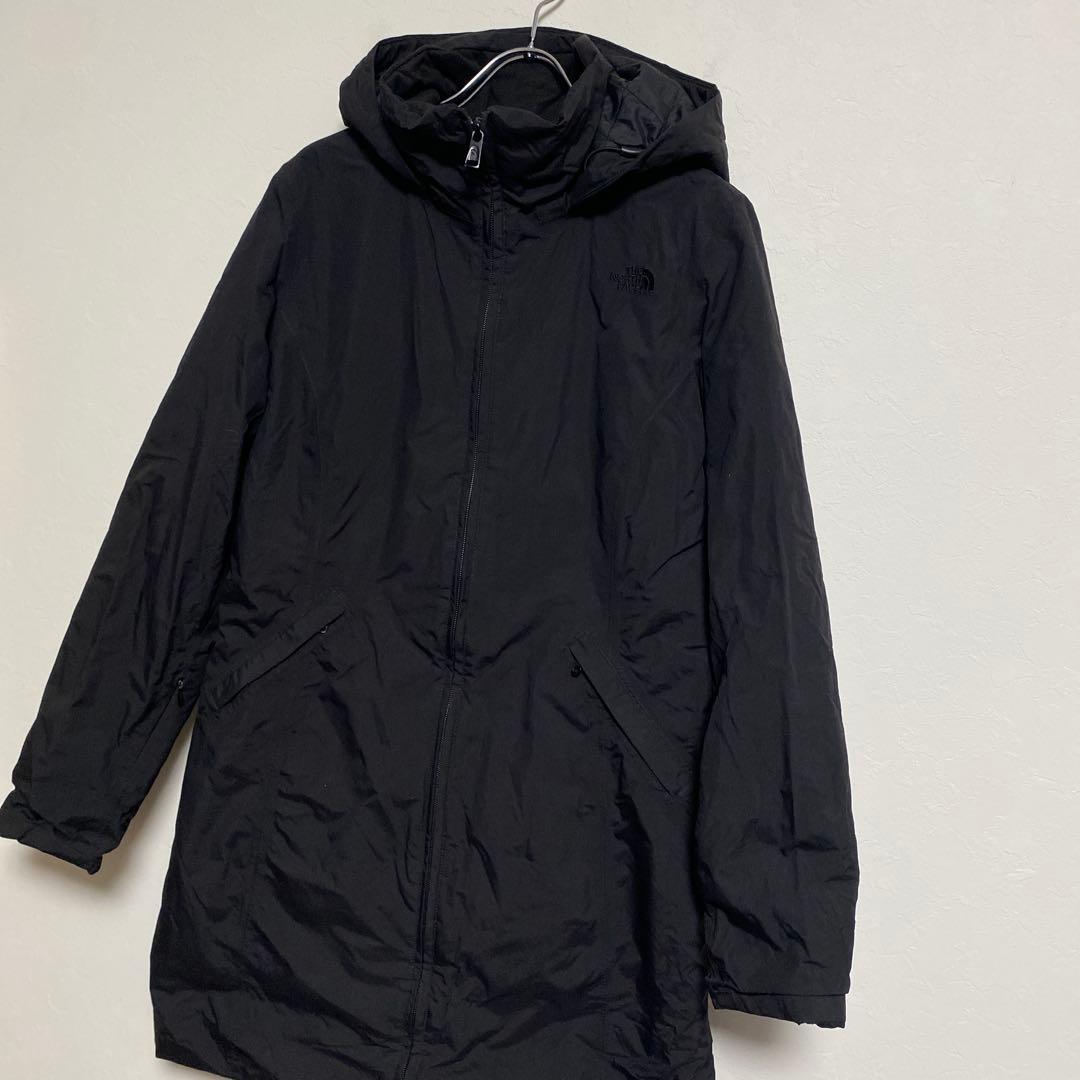 THE NORTH FACE ブラック 中綿ナイロンロングジャケット M