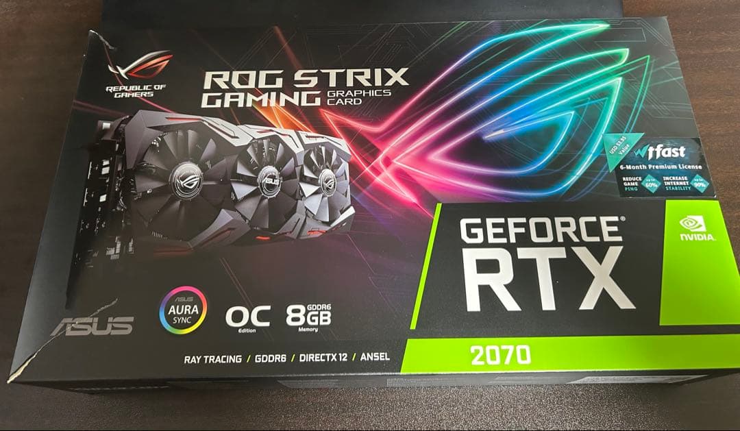 [ジャンク]ASUS RTX2070 8GB ROG STRIX GAMING
