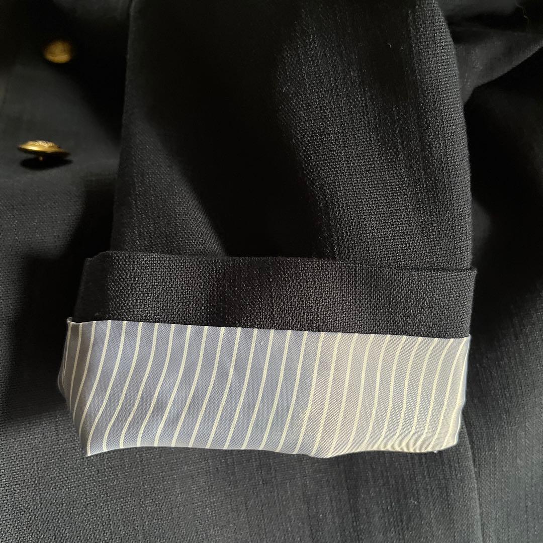 未使用　Spick&Span Visストレッチパフスリーブジャケットネイビー38