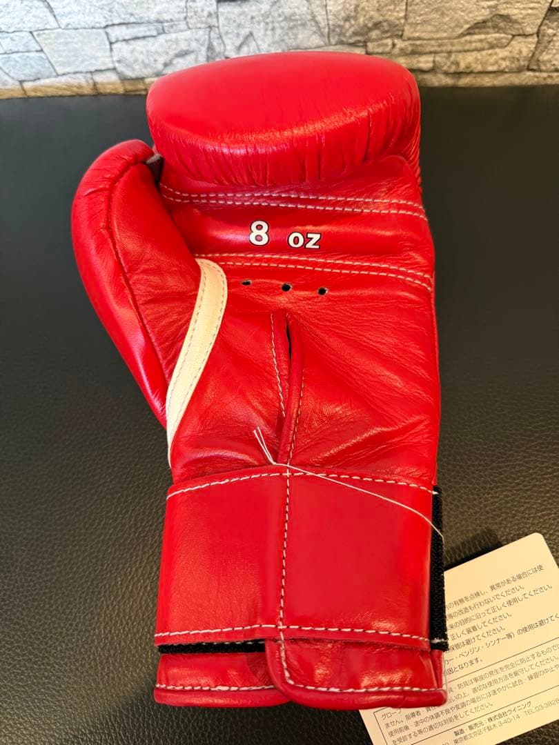 ぐっち　極美品　Winning グローブ　8oz 赤