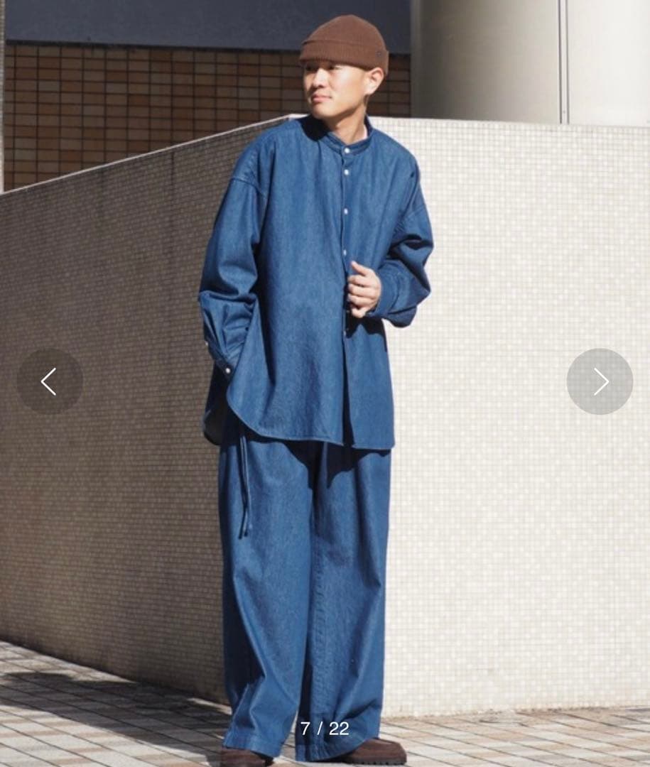 j*_様 Toironier マオカラー　デニムセットアップ