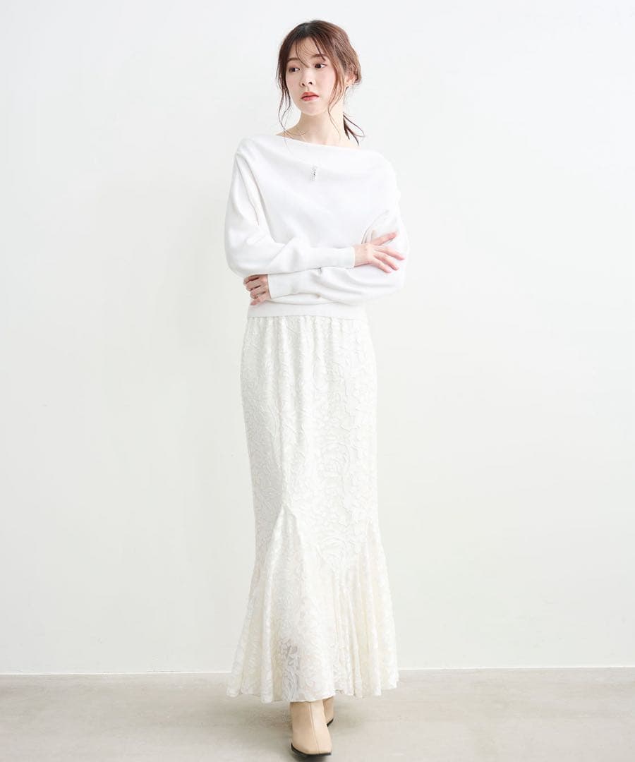 COCO DEAL オパールメッシュマーメイドスカート　新品