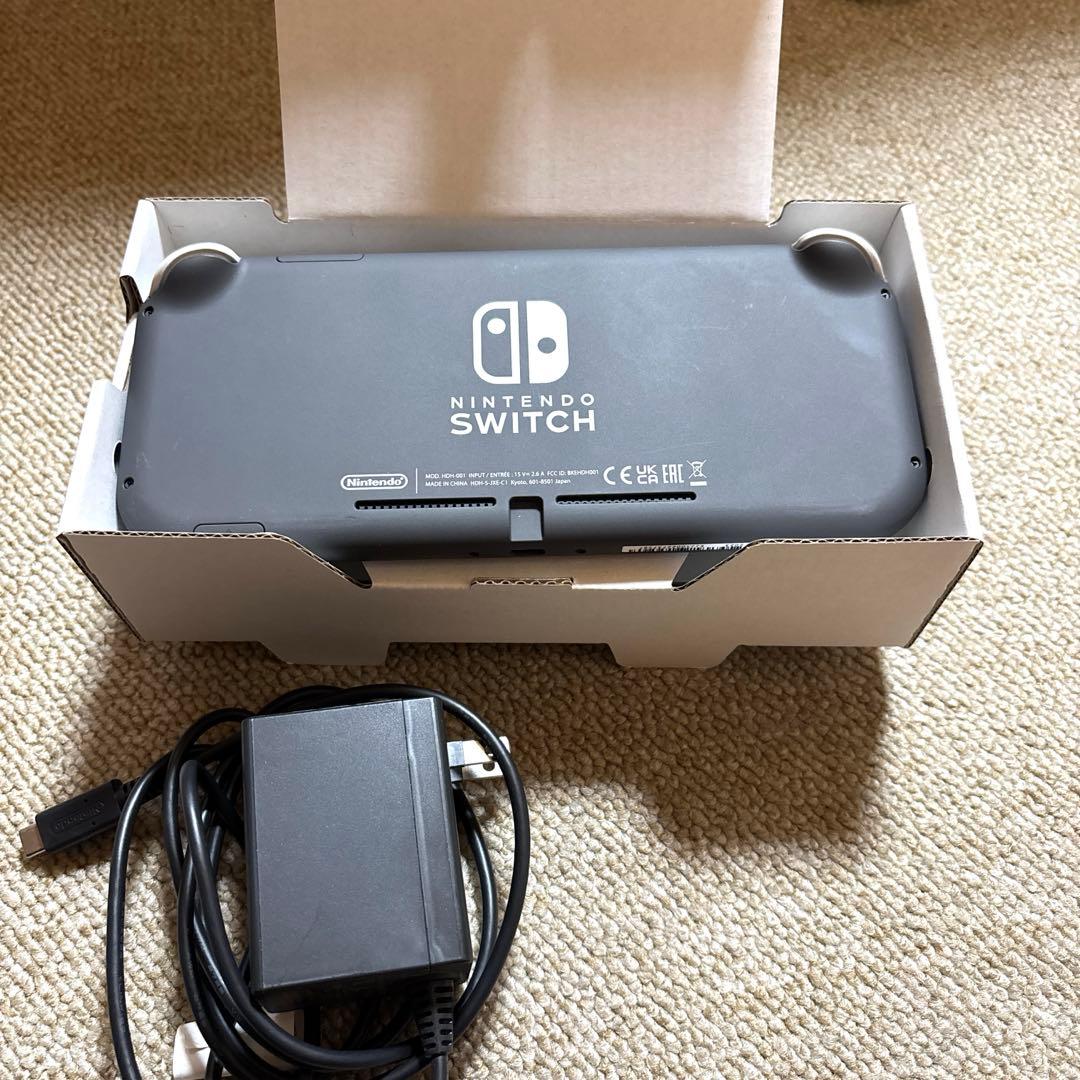 Nintendo Switch Lite グレー充電ケーブル付