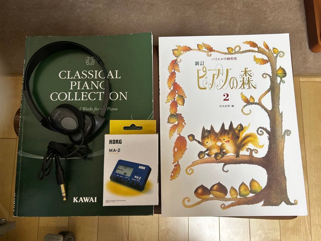 KAWAI 電子ピアノ 椅子と防音マット&その他付属品あり　2018年購入品