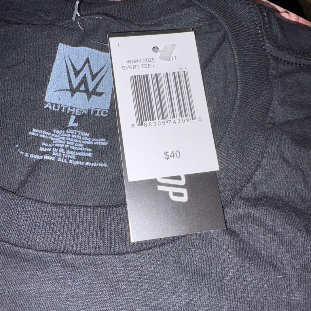 WrestleMania Tシャツ 2025年記念