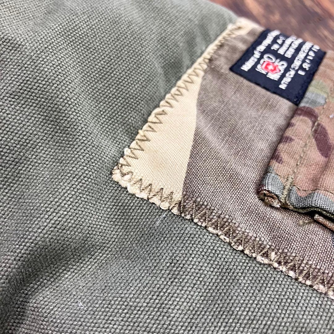 90s VEKDO HINOKS N-3B フライトジャケット スイス軍 カモ柄