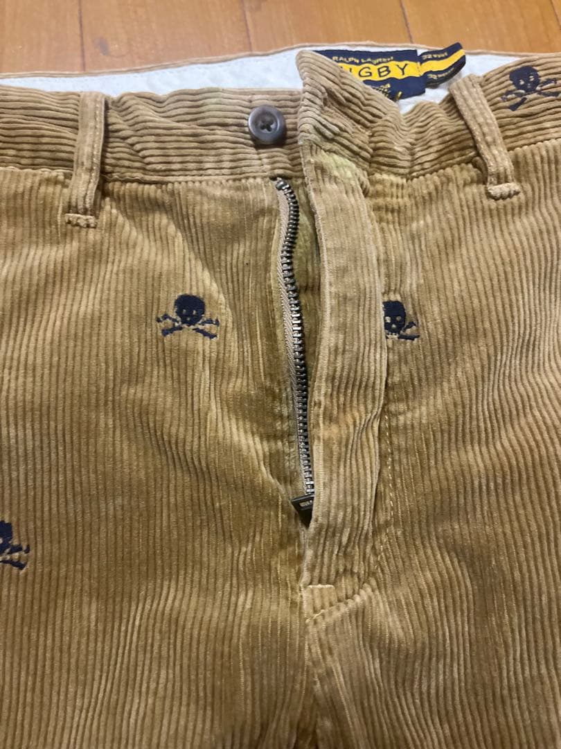 Rugby Ralph Lauren スカル刺繍 コーデュロイパンツ 32インチ