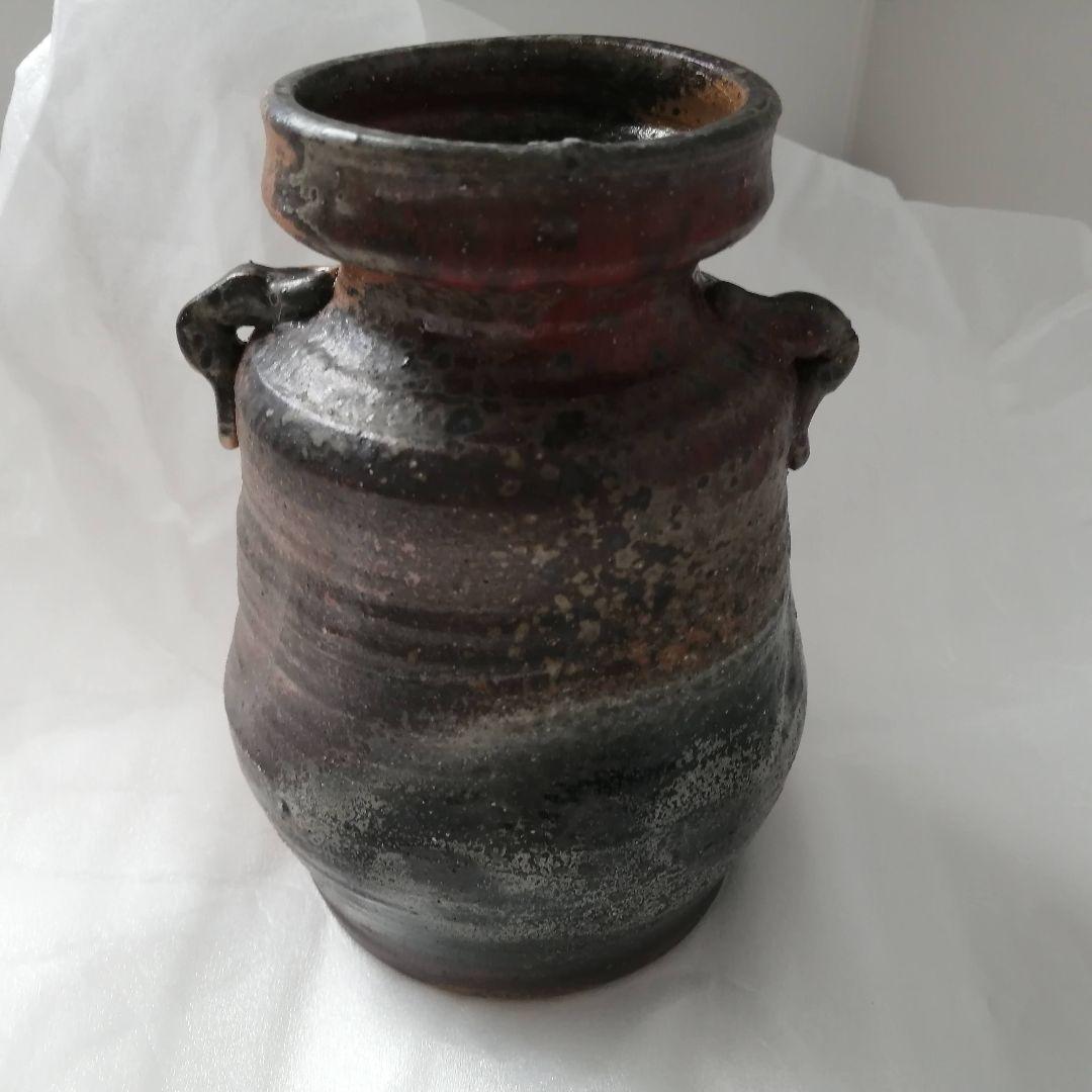 信楽焼 小河仁斎 花入 小河得斎 花器 花瓶