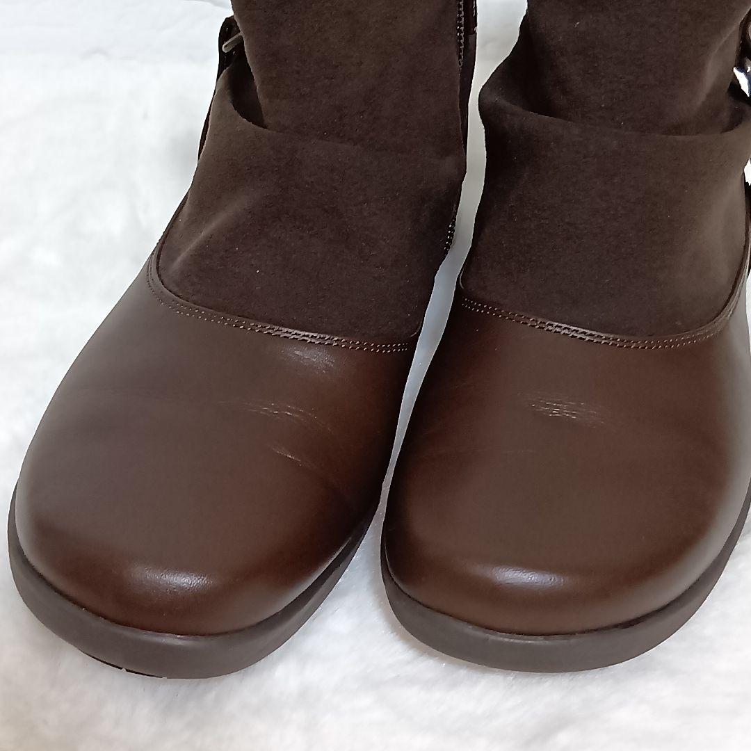 ​アシックス ペダラ 24.0cm EEE ブーツ 外反母趾にも◎ 履き心地抜群