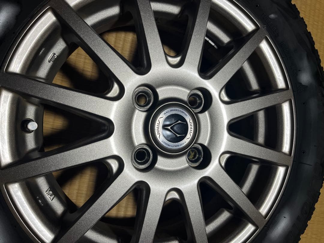 VATRRA ホイールSETスタッドレスVRX2155/65R14インチ美品