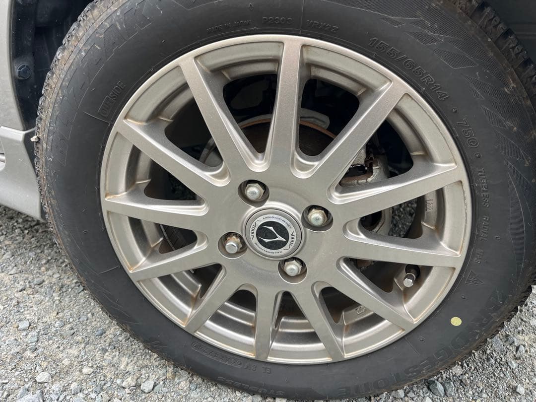 VATRRA ホイールSETスタッドレスVRX2155/65R14インチ美品