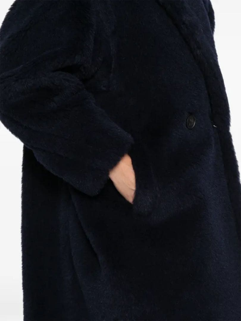 meronpon Max Mara ネイビー テディーコート XS